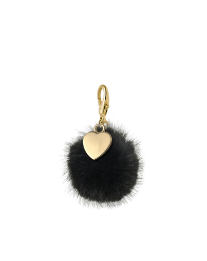 Ideal Of Sweden Charm Furry Black Ideal Of Sweden Charm Furry Black