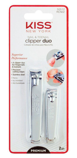 KISS Nail And Toenail Clipper Duo 2pcs