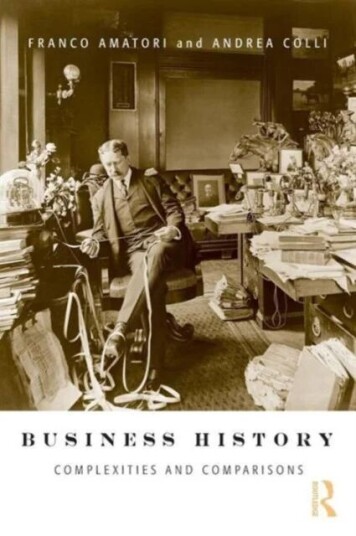 Business History Av Franco (Bocconi University Italy) Amatori, Colli