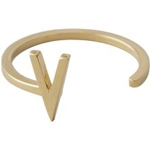 Design Letters Ring Gold A-Z V