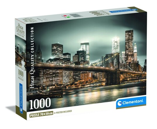 Clementoni Puslespill 1000 HQC New York Skyline Clementoni Clementoni Puslespill 1000 HQC New York Skyline Clementoni
