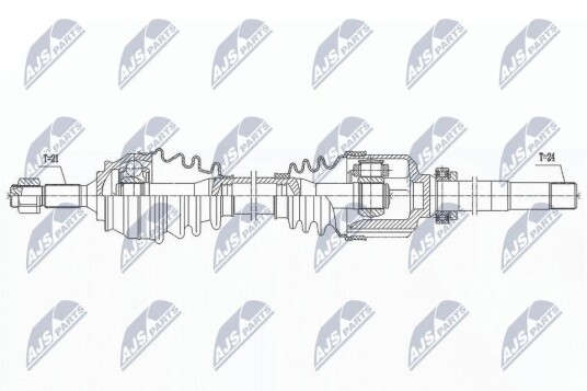 Nty Drivaksel NTY NPW CT 135