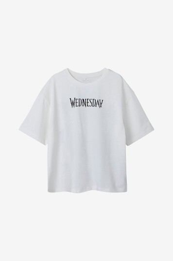 Name It T skjorte Nkfdyp Wednesday SS Rlx Top Box Noo Hvit Name It T skjorte Nkfdyp Wednesday SS Rlx Top Box Noo Hvit