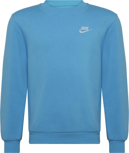 Nike K Nsw Club Flc Crew Ls Lbr   Blue   122 128