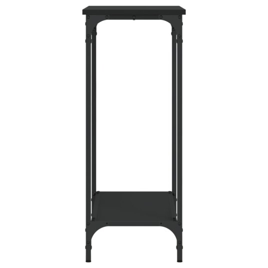 Konsollbord svart 75x30,5x75 cm konstruert tre 8721012194892