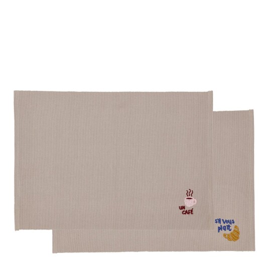 Södahl Bistro spisebrikke 33x48 cm 2 stk coffee brown Södahl Bistro spisebrikke 33x48 cm 2 stk coffee brown
