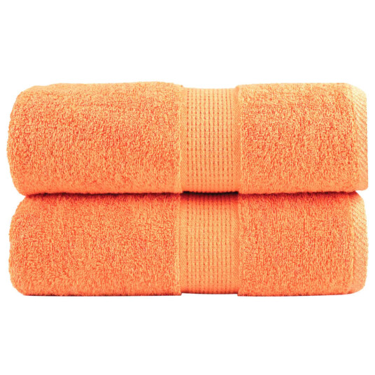 Premium vaskehåndklær SOLUND 2 stk oransje 30x30 cm 600 gsm Premium vaskehåndklær SOLUND 2 stk oransje 30x30 cm 600 gsm