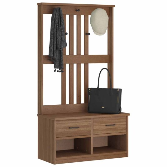 Halltre SANDENS 87x40x159,5 cm heltre furu