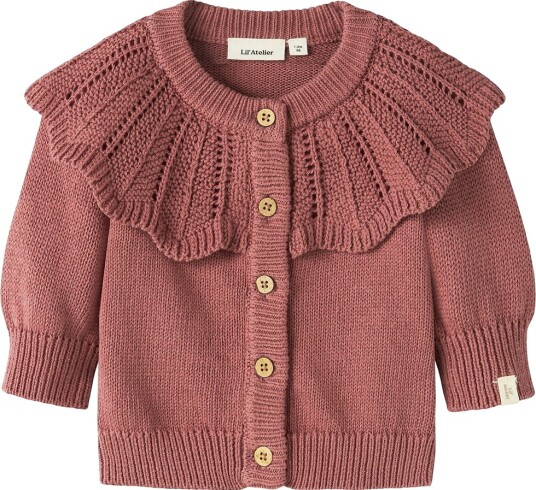 Lil"Atelier Nbfnoda Ls Knit Card Lil Pink 74