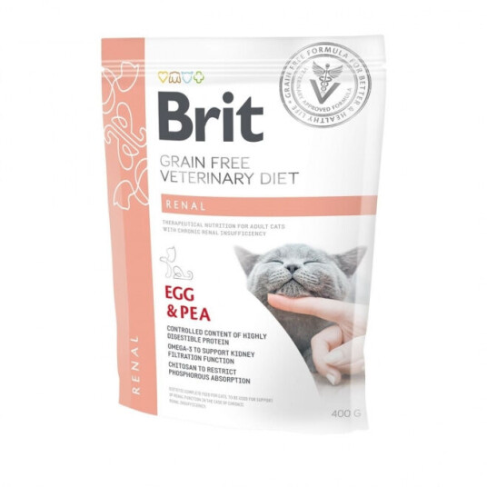 Brit Veterinary Diet Cat Grain Free Renal (400 G)