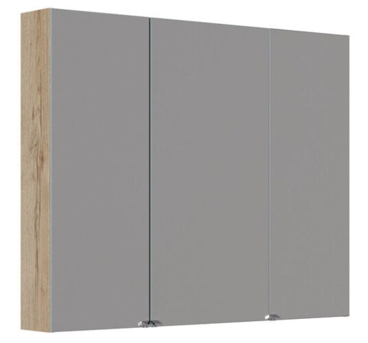Dansani Inzo Style Speilskap 3 Dører Natur eik / 100cm Dansani Inzo Style Speilskap 3 Dører Natur eik / 100cm