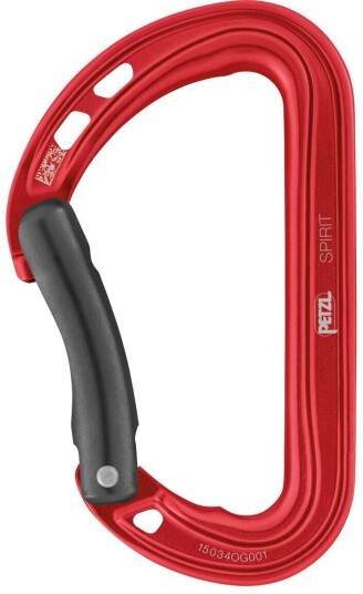 Petzl Spirit buet snapper rød Petzl Spirit buet snapper rød