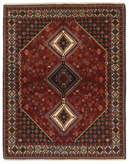 Håndknyttet. Opphav: Persia Yalameh Teppe 153x197