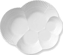 Royal Copenhagen White Elements serveringsfat Diameter 19,3 cm