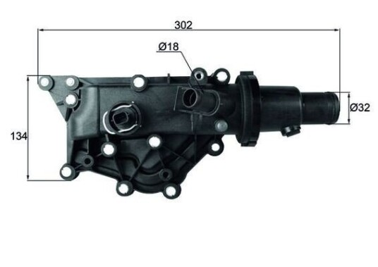 Termostat MAHLE ORIGINAL TH 59 89 Termostat MAHLE ORIGINAL TH 59 89