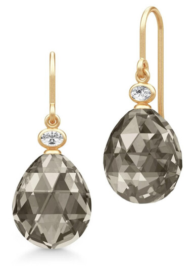 Julie Sandlau Ofelia Earring Øredobber 22 kt. HKS780GDSMCRCZ - Dame - 925 sterling silver