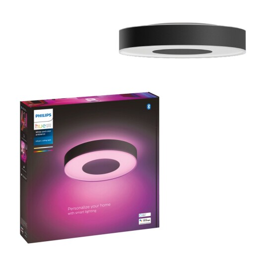Philips Hue Infuse L taklampe (sort)