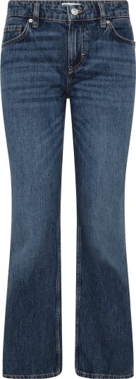Mango Low Rise Flared Jeans Blue 44
