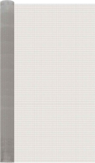 vidaXL Maskeskjerm 120 x 1000 cm 6 Mesh Rustfritt stål 201 Sølv