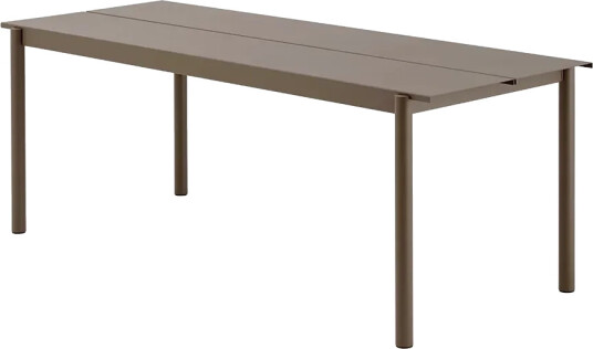 Muuto Linear Steel Spisebord 200X75 cm Taupe
