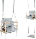 Kruzzel ISO Swing Swing 3in1 Grå NEW H18026