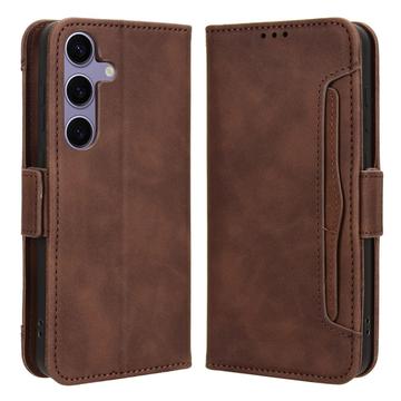 Samsung Galaxy S25 Kortholder Lommebokveske Brun