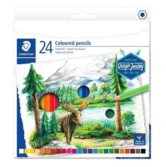 Staedtler Coloured pencil 24pcs 100% PEFC