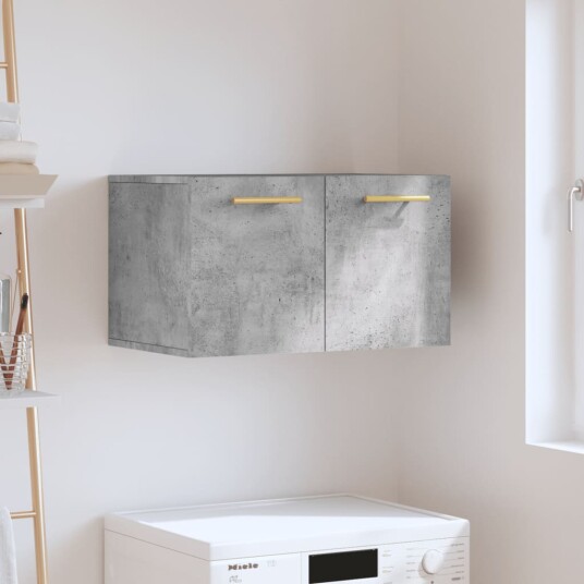 Veggskap betonggrå 60x36,5x35 cm konstruert tre 8720845948498