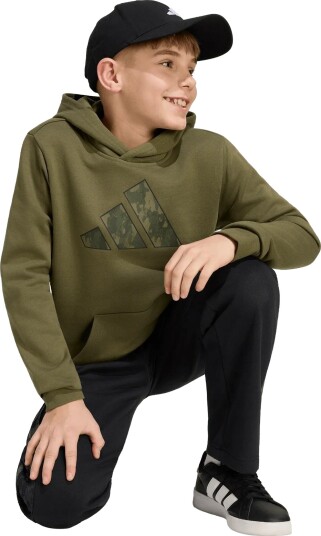 Adidas Sportswear J Camo Hd   Khaki green   128