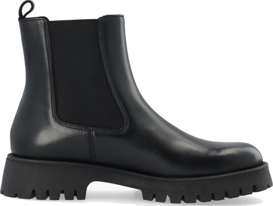 Bianco Leo Chelsea Boot Smooth Leather Sort 36