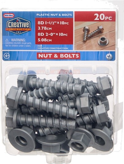 Little Tikes Lt Creative ConstructionNuts And Bolts Grey ONE SIZE Little Tikes Lt Creative ConstructionNuts And Bolts Grey ONE SIZE