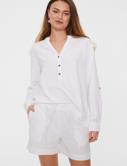 FREE/QUENT Fqlava-Shirt - White - XS