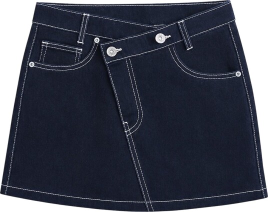 Grunt Grgrith Denim Skirt Navy 148/164
