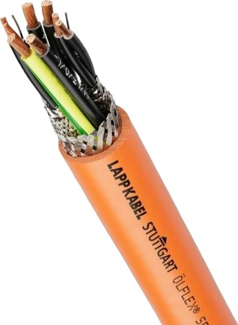Lapp Ölflex Servo 719 Cy, 500 M, Oransje, Kopper, Pvc, 130 Kg/Km, 230 Kg/Km