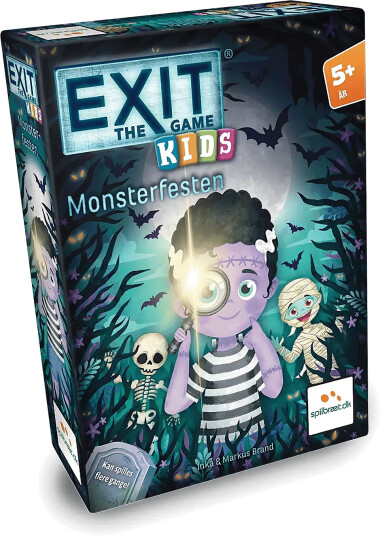 Spilbræt Exit For Børn 3: Monsterfesten (Da) - Multi/patterned - ONE SIZE