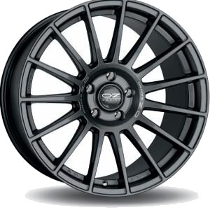 OZ Superturismo Dakar Matt Black Silver Lettering 9.5x21 5x130 ET55 B71.6