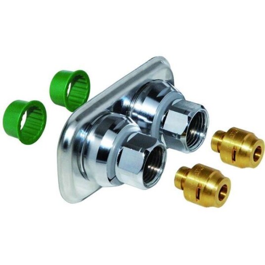 Vatette 1877947 Veggskive 16 x 2,0-2,25 mm 2-rør