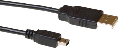 Act Sb2412 Usb Kabel 1,8 M Usb A Til Mini Usb B Hann Svart Sb2412