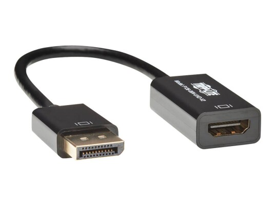 TRIPP LITE 6in DisplayPort to HDMI Adapter Converter 4K x 2K @ 24/30Hz Active UHD DP to HDMI M/F DPort 1.2 6" - video/audio-adapter - DisplayPort /