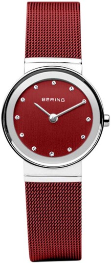 Bering Dameklokke 10126 303 Classic Rød/Stål Ø16 mm