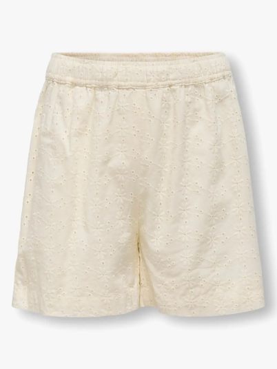 Kids Only Margot Life Embroidery Shorts Woven Beige 140