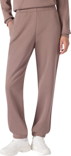 Champion Elastic Cuff Pants Sweatbukser i Brun for Dame - XL