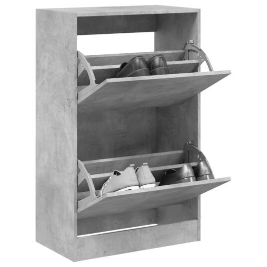 Skoskap betonggrå 60x34x96,5 cm konstruert tre 8721012381841 Skoskap betonggrå 60x34x96,5 cm konstruert tre 8721012381841