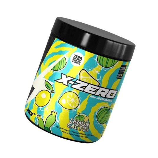 X GAMER Energidrikkpulver X Zero 160 gram Lemon Cactus X GAMER Energidrikkpulver X Zero 160 gram Lemon Cactus