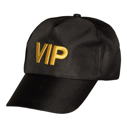 Boland Party Partners Caps VIP Svart/Gull - One size