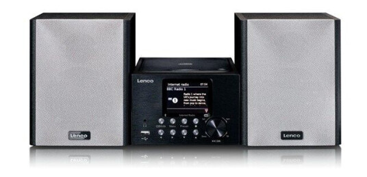Lenco Bærbar DAB radio Micro set with internet/ DAB+ radio BT CD MP3 Svart Lenco Bærbar DAB radio Micro set with internet/ DAB+ radio BT CD MP3 Svart
