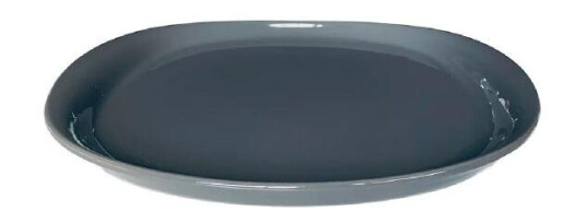 Cookplay - Naoto middagstallerken 25 cm mørk grå/blank