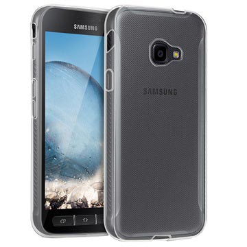 Samsung Galaxy Xcover 4s, Galaxy Xcover 4 Anti-Slip TPU-deksel Gjennomsiktig