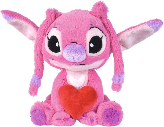 Disney Lilo & Stitch Kosedyr Angel med Hjerte 25 cm Disney Lilo & Stitch Kosedyr Angel med Hjerte 25 cm