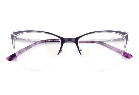 Briller Yukon fra eo Selection Lilla Metall cateye Medium